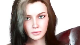 A cute girl has her breasts grow in a spectacular way, showcasing the unique style of Homemade content