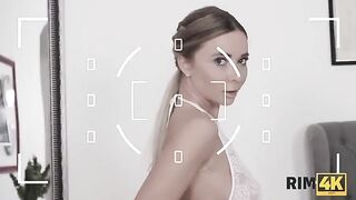 The pretty girl agreed to rimming in return for something special