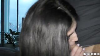 The producer fucked a stunning model, Miss Tajikistan 2020, and made a mess on her ass