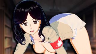 Attack on Titan - Pieck Finger 3D Hentai - Pieck Finger shows off her assets!