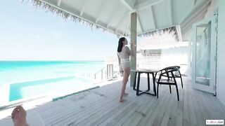 Passionate morning sex with a stunning teen in paradise, pure ecstasy