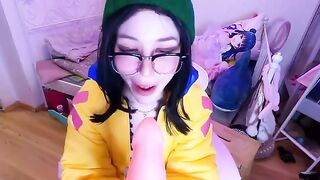 Gamer girl Ljoy fucked after playing Valorant and sucking dildo