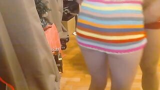 A cute schoolgirl was caught and fucked by a guy in a steamy homemade scene