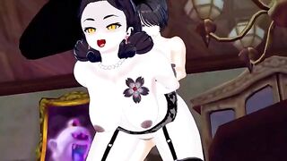 Lady Dimitrescu gets fucked doggystyle in Resident Evil hentai