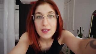 Trish Collins shows off her new sexy underwear in the bedroom