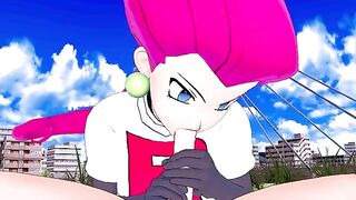 Jessie from Team Rocket wants to fuck your rocket Pokémon in POV