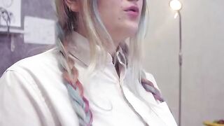 Doctor treatment with a sloppy blowjob and an oral creampie
