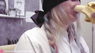 Doctor treatment with a sloppy blowjob and an oral creampie