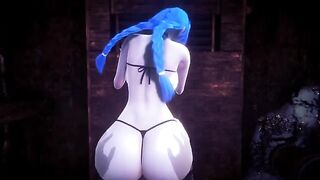 POV of Jinx getting fucked hard after destroying Piltover