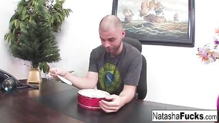 Natasha Nice is beyond excited to get fucked by her boss, and it’s obvious