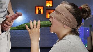 My friend tricked me blindfold with the taste game - SanyAny