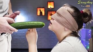 My friend tricked me blindfold with the taste game - SanyAny