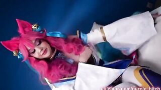 Ahri SPIRIT BLOSSOM gets her juicy pussy railed by horny guy