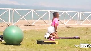 Peruvian gym teacher caught doing sexy exercises