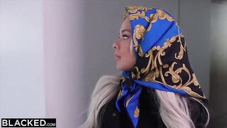 A scandalous girl Elsa is fucking with Pressure on the couch