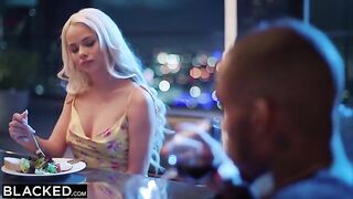 A scandalous girl Elsa is fucking with Pressure on the couch