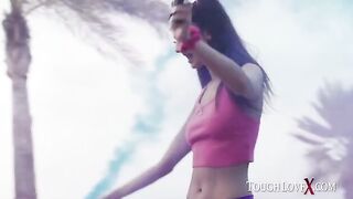 Karl Toughlove pushed petite Eliza Ibarra to extreme limits in a wild session