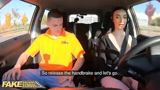 A student cheats on her husband with her fake driving instructor