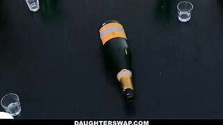 Spin the bottle, fuck the stepdad in this hot vid