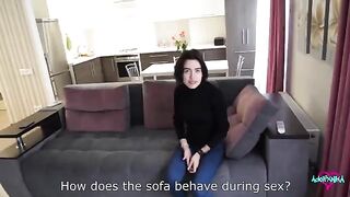 A girl realtor is cheating on her husband with a client in stunning 4K