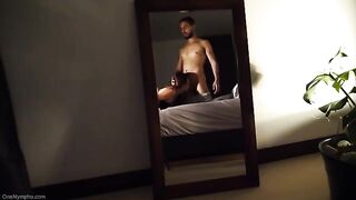 A pretty girl gave me a blowjob and let me cum on her tits