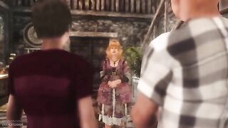 The Nasty Harry Potter meets Ginni, the sexy sister - 3D porn 60 FPS