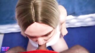 A hot woman fucks her stepson and gets cum in her mouth