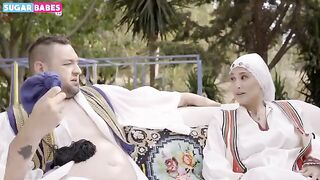 Hot Greek MILF gets her tight asshole gapped by a horny farmer