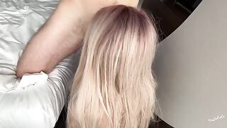 The guy came too early, but he brought girlfriend to orgasm after ejaculation