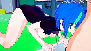 High School DxD Xenovia Quarta gets fucked and cums inside her