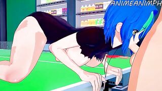 High School DxD Xenovia Quarta gets fucked and cums inside her