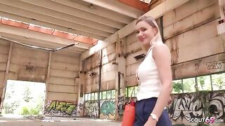 Big boobs Verena Maxima gets fucked on the street by agent