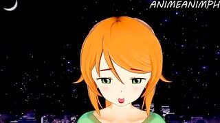 Minecraft hentai with hot Alex, let's get down!