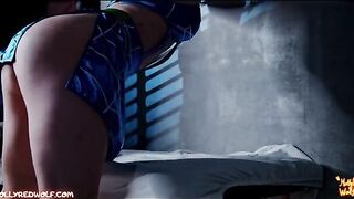 Jolyne Kujo gets caught jerking off, fucked thoroughly
