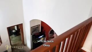 Mariana Martix fucked by her stepbrothers during a family conversation