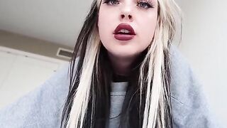 Your girlfriend is persuading you to cum for her CEI
