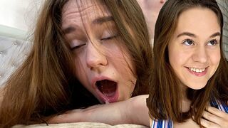 Petite brunette babe got her pussy railed by horny husband in hardcore action