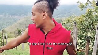 A girl pays for the repair of her car with her sweet pussy on the street