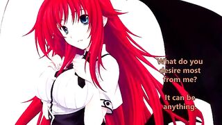 Rias Gremory welcomes her new servant with a powerful JOI scene