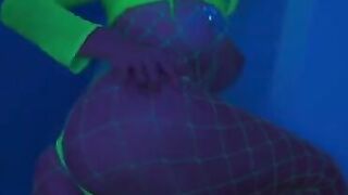 A lot of sperm on my body after masturbating with toys
