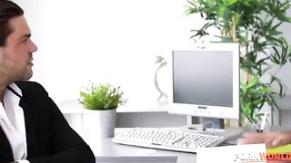 Latina secretary Susy Gala with huge boobs gets fucked hard in the office by the boss