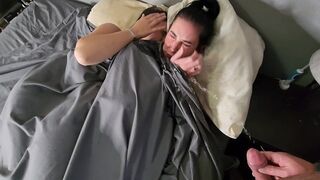 Girls piss on a guy’s dick and wet their panties
