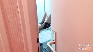 I watch my half-sister masturbating and I offered her my cock