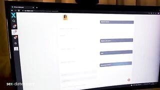 A lucky guy hooked a chick from a dating site and fucked her hard