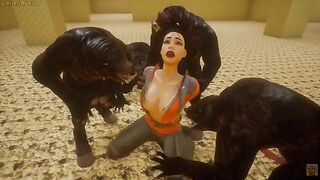 Furry game with a hot anthro in a backroom session