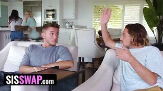 Two lusty teens get their stepsbrothers’ places and girlfriends swapped