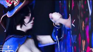 Astrologer Mona tries to pay her debts through a special service, inspired by Genshin Impact
