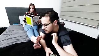 My guys have a secret foot fetish, they love feet intensely
