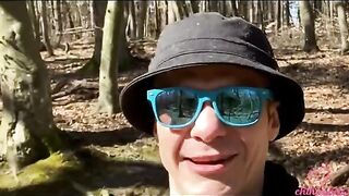 A day with Kleomodel ended with a group encounter in the woods, just like in their vlog