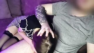 The guy became horny and fucked the girl sitting next to him